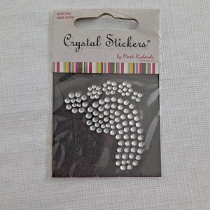 Crystal Sticker Foot Print Bling Sparkle Mark Richards
